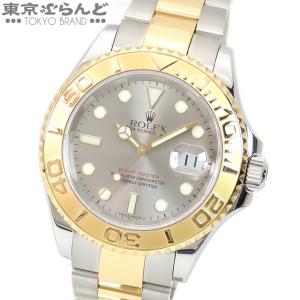 ロレックス ROLEX ヨットマスター  16623 D番 グレー SS K18YG オイスターブレス コンビ ロレゾール 保証書付き 腕時計 メンズ 自動巻 OH済 仕上済 101719163｜tokyobrand