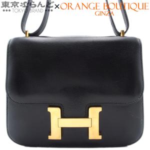 エルメス HERMES コンスタンス ミニ 18 ○S刻印 ブラック ゴールド金具 ボックスカーフ ...