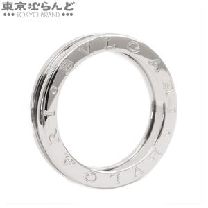 ブルガリ BVLGARI B-Zero1 ビーゼロワン リング ホワイトゴールド シルバー K18WG 1バンド XS幅 58 指輪 メンズ 仕上済 101722954