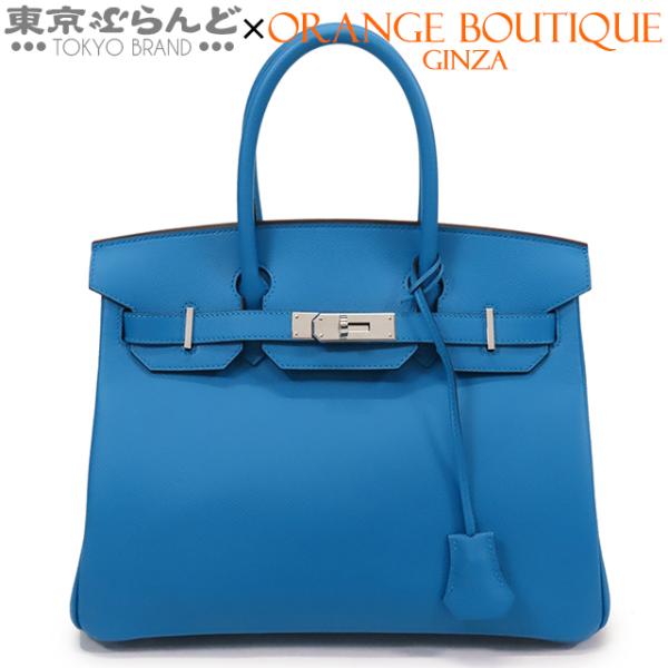 エルメス HERMES バーキン 30 D刻印 青 ブルーザンジバル シルバー金具 エプソン ハンド...