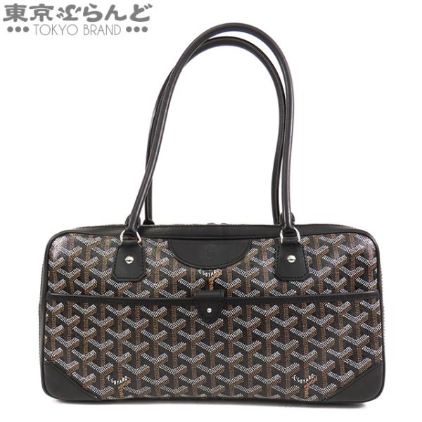 ゴヤール GOYARD サンマルタン ブラックxマルチカラー PVCコーティングキャンバス ヘリンボ...