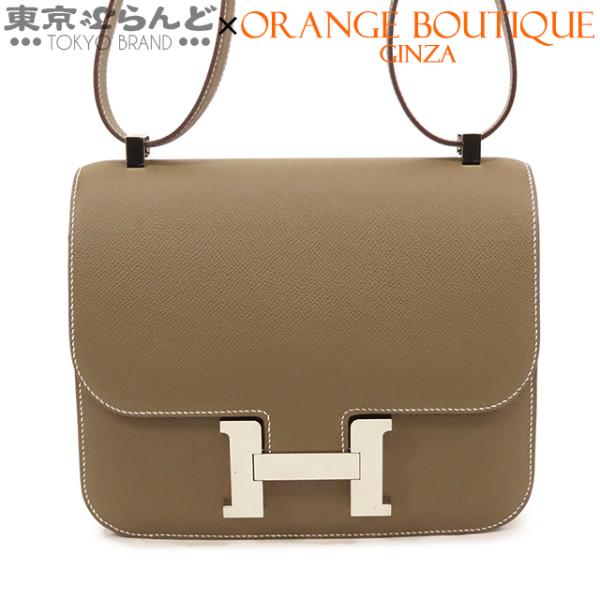 エルメス HERMES コンスタンス 3 24 C刻印 エトゥープ シルバー金具 エプソン ショルダ...