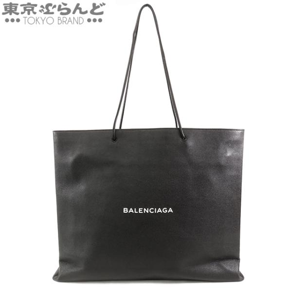 バレンシアガ BALENCIAGA イーストウェスト ショッピングバッグ L 482543 ブラック...