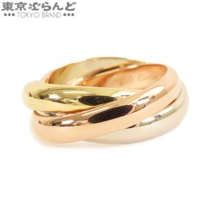 カルティエ トリニティ 3P ダイヤ リング 750(YG×PG×WG) 9.1g 50 