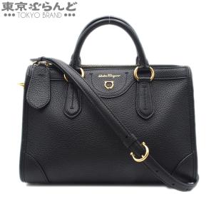 【美品】サルヴァトーレフェラガモ ガンチーニ ハンドバッグレザー スタジオ Ferragamo Studio Bag サルヴァトーレ フェラガモ Salvatore