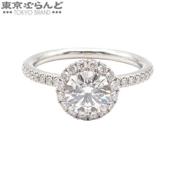 ハリーウィンストン ラウンドカット マイクロパヴェ リング RGDPRD007MICPT プラチナ ...