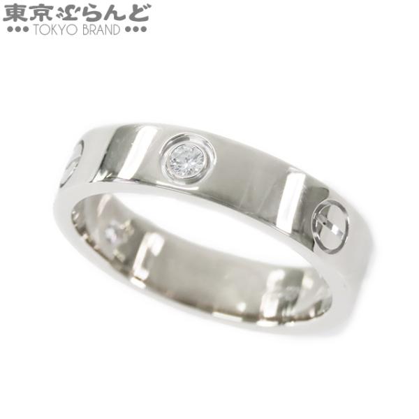 カルティエ CARTIER ラブ リング ホワイトゴールド K18WG ダイヤモンド 25号相当 6...