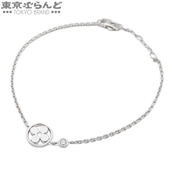 ルイヴィトン LOUIS VUITTON ブラスレ イディール ブロッサム ホワイトゴールド K18...