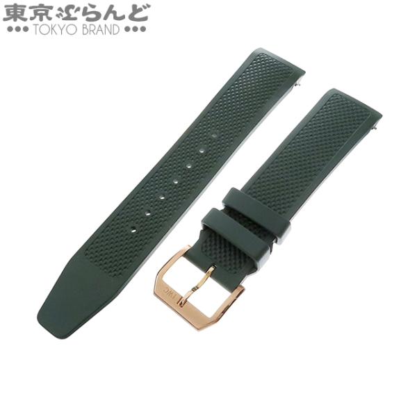 IWC 純正ラバーベルト E0MJ48 グリーン ラバー K18PG パイロットウォッチ ストラップ...