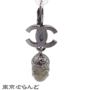 シャネル CHANEL ピアス ガンメタル メ...の詳細画像3