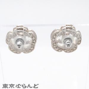 シャネル CHANEL ピアス シルバー メタ...の詳細画像2