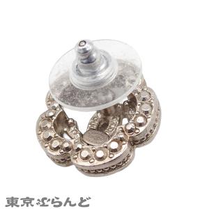 シャネル CHANEL ピアス シルバー メタ...の詳細画像4