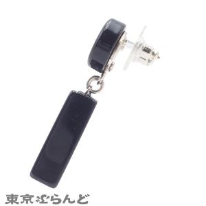 シャネル CHANEL ピアス ブラック プラ...の詳細画像1
