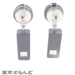 シャネル CHANEL ピアス ブラック プラ...の詳細画像2