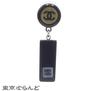 シャネル CHANEL ピアス ブラック プラ...の詳細画像3