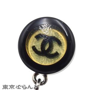 シャネル CHANEL ピアス ブラック プラ...の詳細画像4