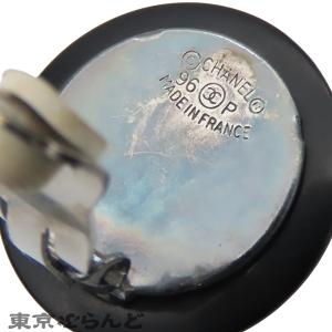 シャネル CHANEL イヤリング ブラックx...の詳細画像4