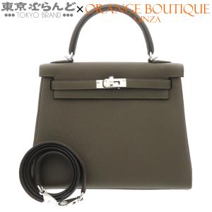 エルメス HERMES ケリー 25 K刻印 ヴェールロデン シルバー金具 トゴ 内縫 2wayバッグ ショルダーバッグ レディース 2025年 未使用 101851321