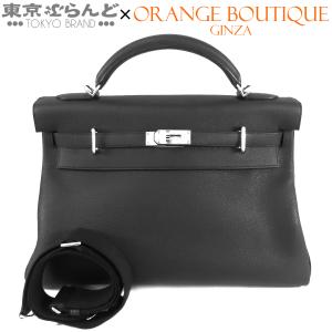 エルメス HERMES マキシケリー 42 K刻印 ブラック 黒 シルバー金具 トゴ 2WAY ハンドバッグ ショルダーバッグ 101853188