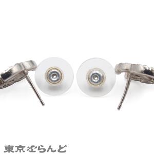シャネル CHANEL ピアス シルバー メタ...の詳細画像2