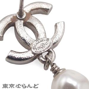 シャネル CHANEL ピアス シルバー メタ...の詳細画像3