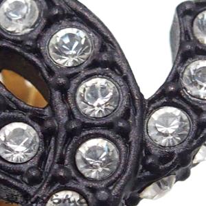 シャネル CHANEL イヤリング ブラック ...の詳細画像3