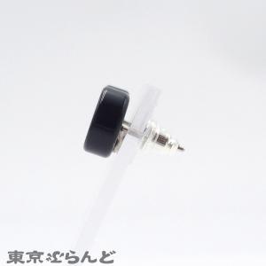 シャネル CHANEL ピアス ブラック プラ...の詳細画像1