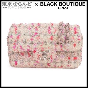 シャネル CHANEL チェーンショルダーバッグ ピンク シルバー金具 ツイード 25番台 ショルダーバッグ レディース 101855481