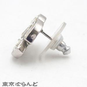 シャネル CHANEL ピアス シルバー メタ...の詳細画像2