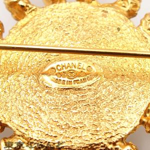 シャネル CHANEL ブローチ ゴールド メ...の詳細画像5