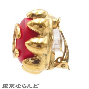 シャネル CHANEL イヤリング レッド ゴ...の詳細画像2