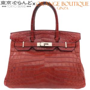 エルメス HERMES バーキン 30 □E刻印 ルージュアッシュ マットシルバー金具 ニロティカスマット ハンドバッグ レディース 101865440