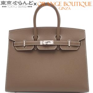 エルメス HERMES バーキン25 セリエ U刻印 エトゥープ シルバー金具 エプソン 2022年 ハンドバッグ レディース 101865498