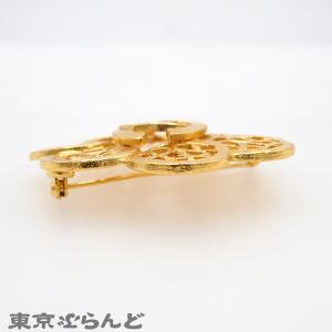 シャネル CHANEL ブローチ ゴールド メ...の詳細画像1