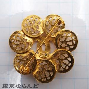 シャネル CHANEL ブローチ ゴールド メ...の詳細画像4