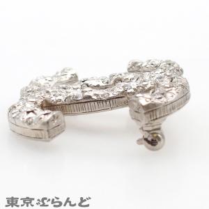 シャネル CHANEL ブローチ シルバー メ...の詳細画像1
