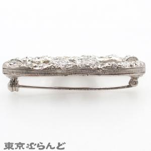 シャネル CHANEL ブローチ シルバー メ...の詳細画像2