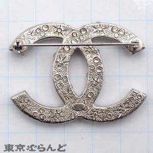 シャネル CHANEL ブローチ シルバー メ...の詳細画像4