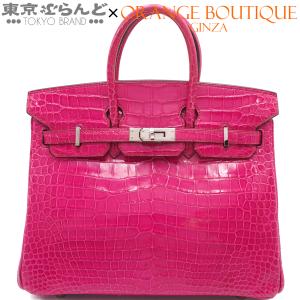 エルメス HERMES バーキン25 □K刻印 フューシャピンク シルバー金具 ポロサス ハンドバッグ レディース 101871614