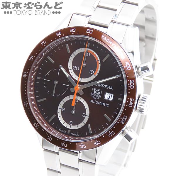 タグホイヤー TAG HEUER カレラ CV2013-3 ブラウン SS クロノグラフ 箱 保証書...