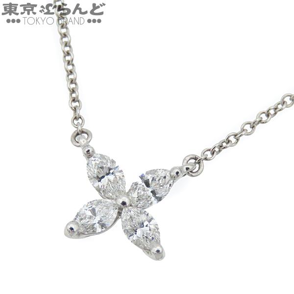 ティファニー TIFFANY&amp;Co. ビクトリア ペンダント プラチナ Pt950 スモールサイズ ...