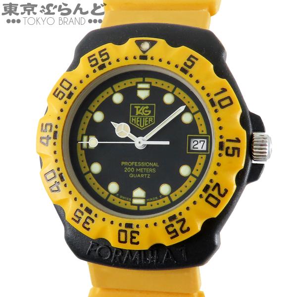 タグホイヤー TAG HEUER フォーミュラ1 380.513/1 ブラック イエロー SS ラバ...
