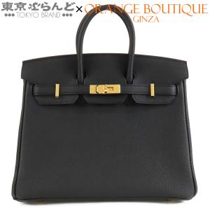 エルメス HERMES バーキン 25 K刻印 ブラック 黒 ゴールド金具 トゴ ハンドバッグ レディース 未使用 101873885