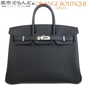 エルメス HERMES バーキン 25 K刻印 ブラック 黒 シルバー金具 トゴ ハンドバッグ レディース 未使用 101877056