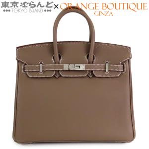 エルメス HERMES バーキン 25 K刻印 エトゥープ シルバー金具 トゴ ハンドバッグ レディース 未使用 101877784