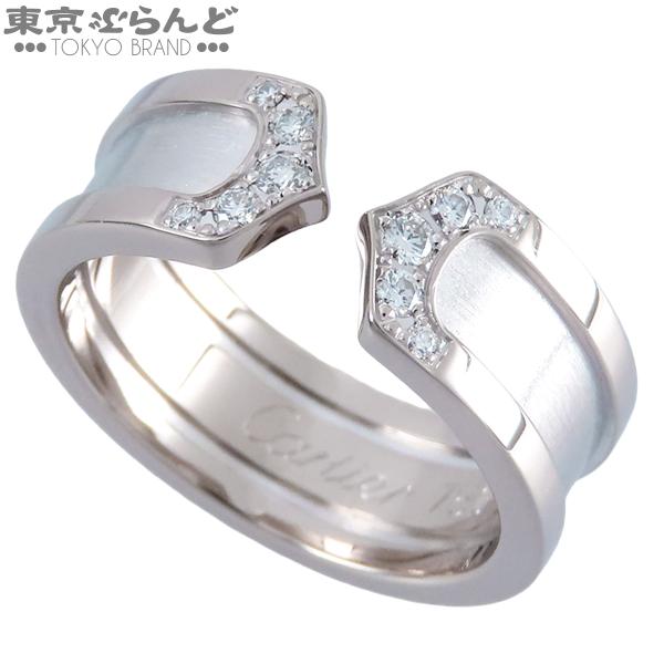 カルティエ CARTIER C2リング ホワイトゴールド K18WG ダイヤモンド シードゥ 2C ...