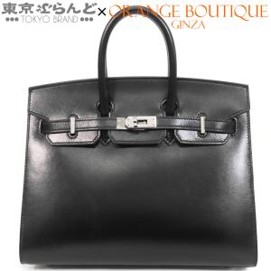 エルメス HERMES バーキン 25 W刻印 ブラック 黒 シルバー金具 ボックスカーフ ハンドバッグ レディース 101882954