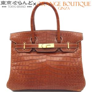 エルメス HERMES バーキン30 □F刻印 ゴールド ゴールド金具 ニロティカスマット ハンドバッグ レディース 101887136