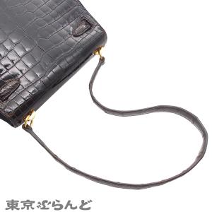 エルメス HERMES ミニケリー ダークブラ...の詳細画像3