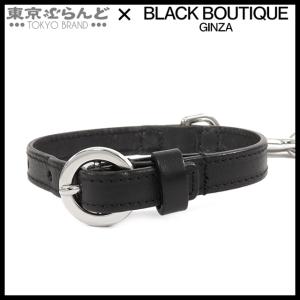 シャネル CHANEL チェーンリード ブラックxシルバー レザー メタル 犬用 首輪 小物 241100040649｜tokyobrand